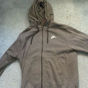 nike zip up! size small